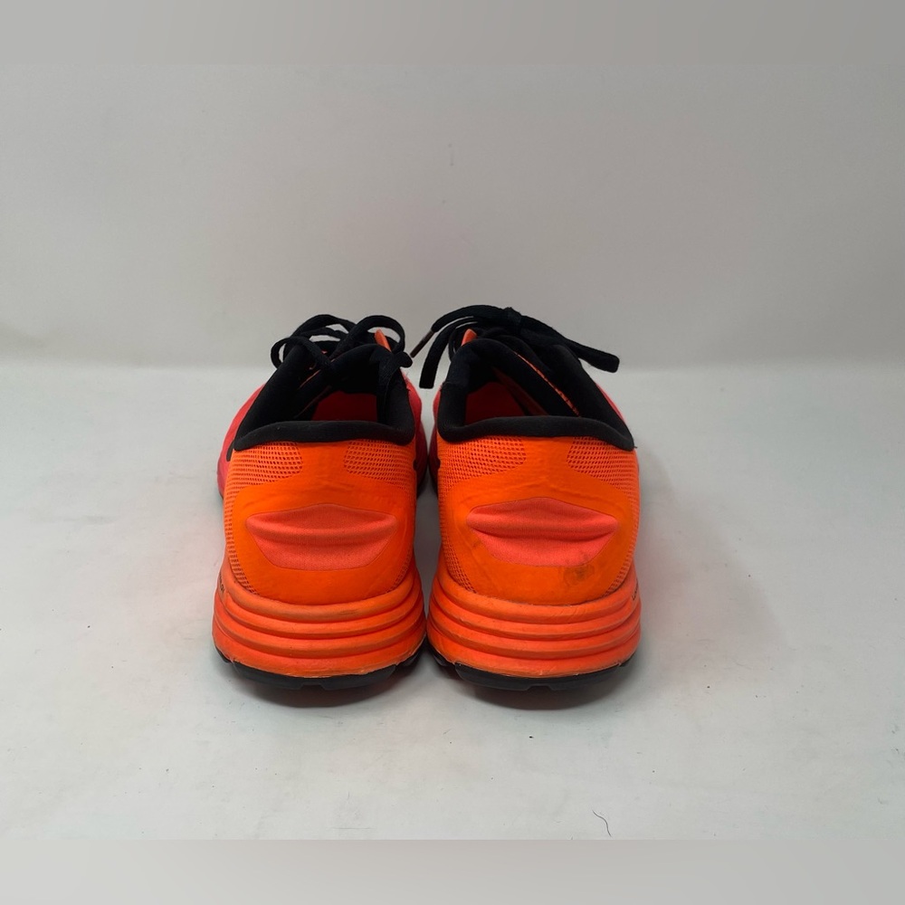 Nike Women Running Shoes Orange Black Size 9.5 - Picture 4 of 8
